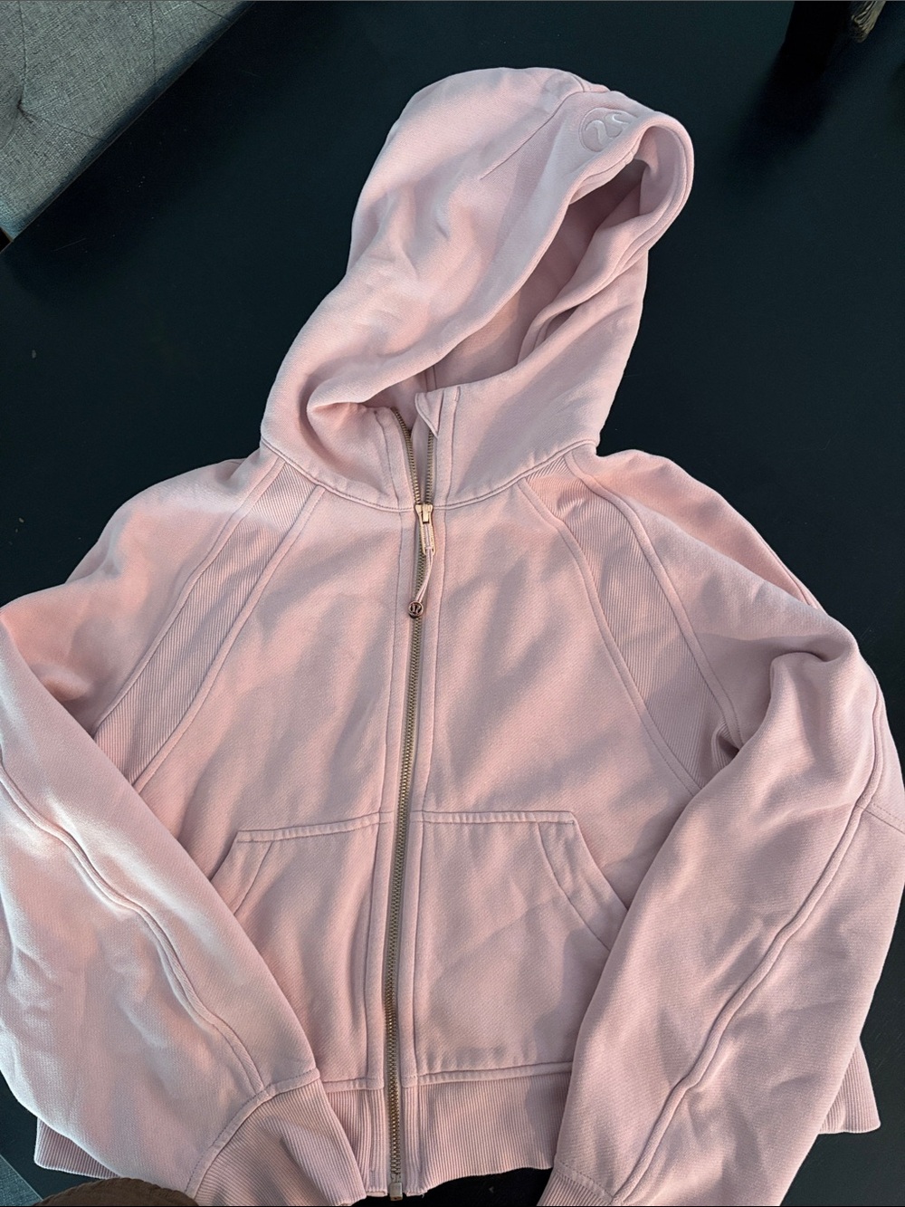 lululemon athletica Light Pink Zip-Up Hoodie